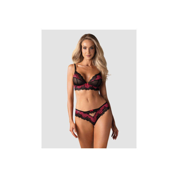 Tulia Ensemble 2 pcs - Noir et Fuchsia